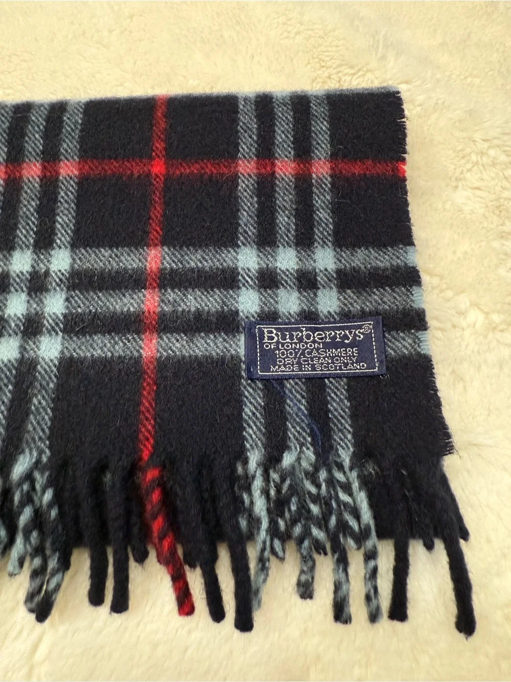 Burberry Unisex 100% Cashmere Scarf